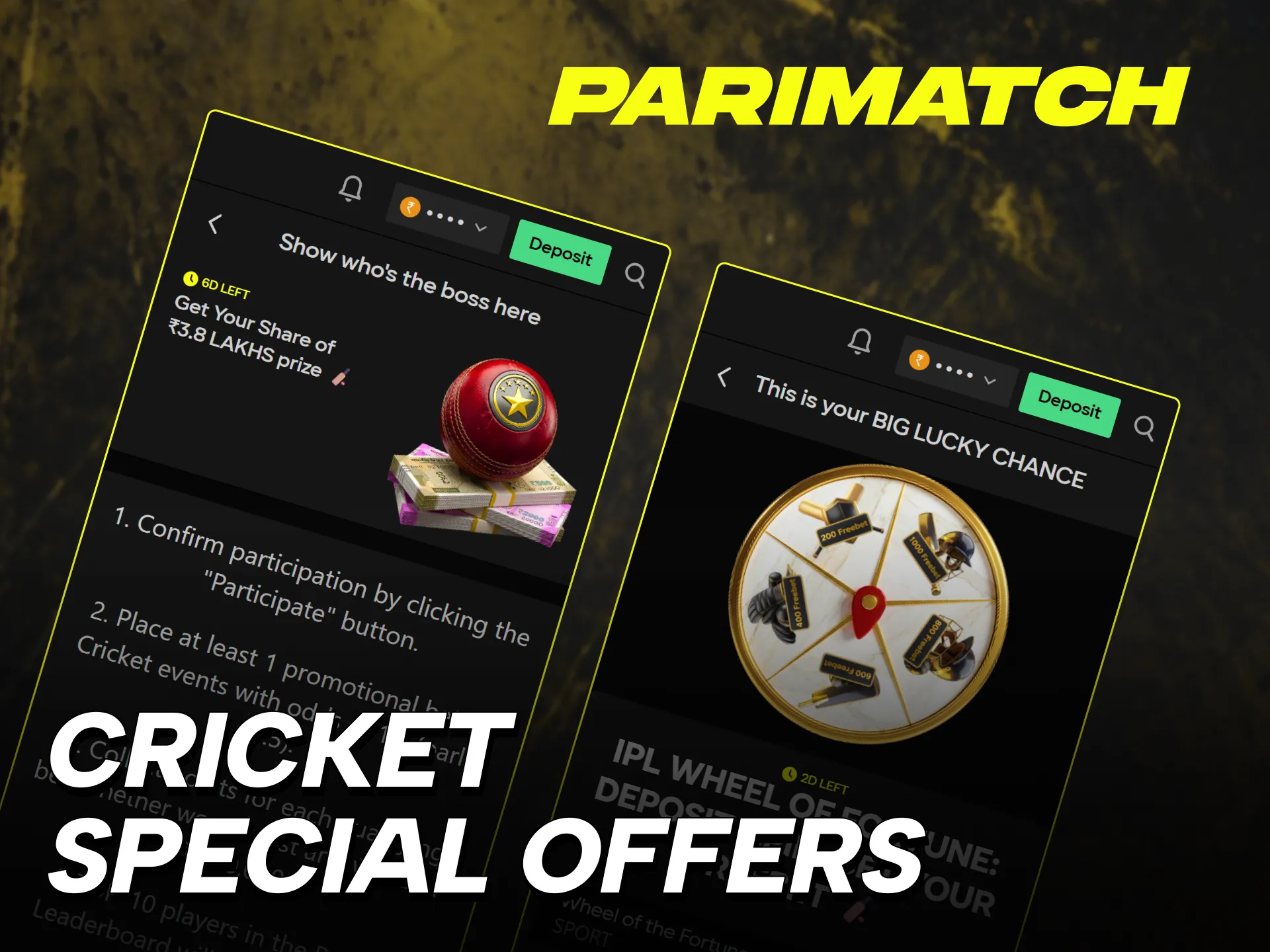 parimatch bonuses india