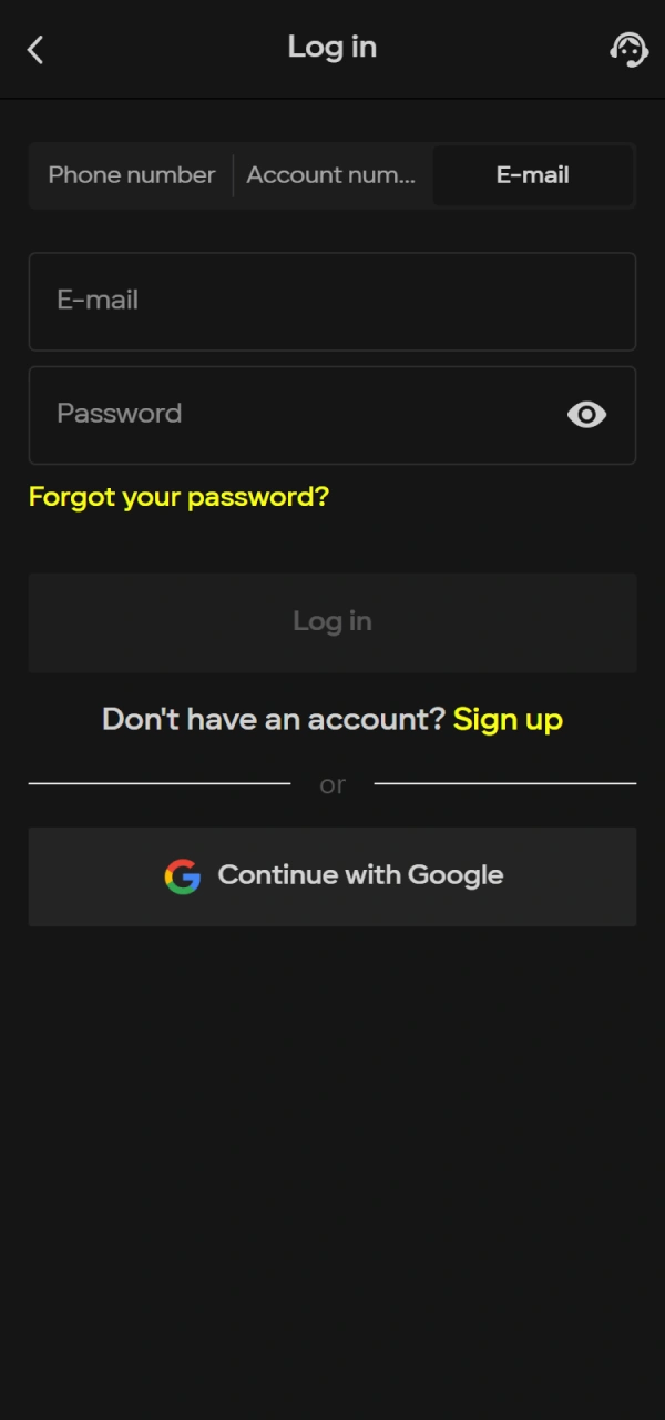 Access your profile to begin the Parimatch India deposit process.